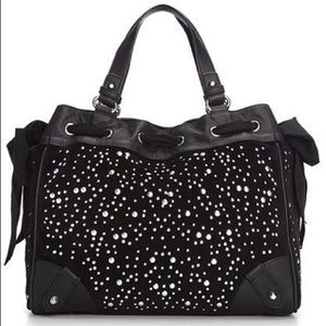 Juicy Couture Daydreamer Studded Velour Purse